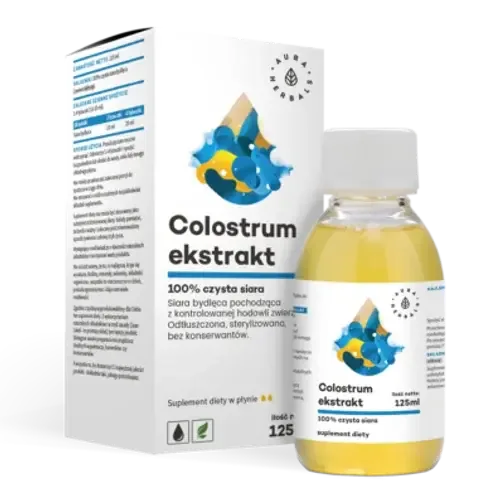 Aura Herbals, Колострум Экстракт 100% - чистый бычий колострум, 125 мл