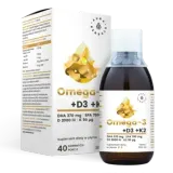 Aura Herbals Омега-3, витамин D3 2000 K2MK7 жидкий, 200 мл — фото 1