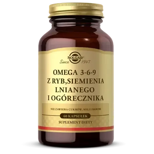 Диетическая добавка Solgar Omega 3-6-9, 60 капсул