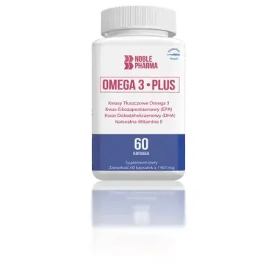 NoblePharma Omega 3 Plus - 60 капсул