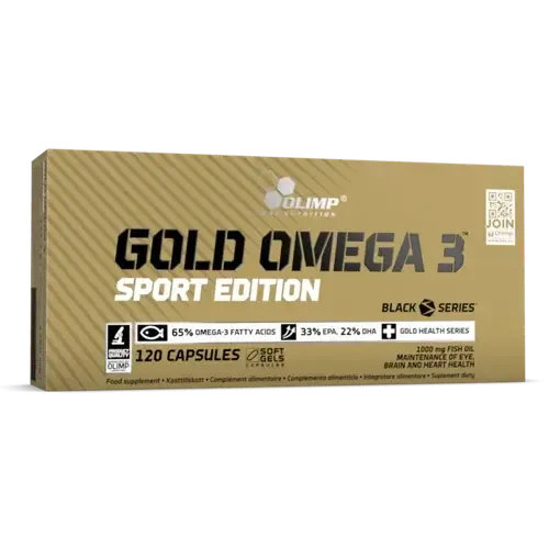 Диетическая добавка Olimp Gold Omega 3 Sport Edition, 120 капсул