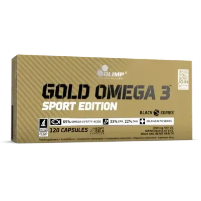Диетическая добавка Olimp Gold Omega 3 Sport Edition, 120 капсул