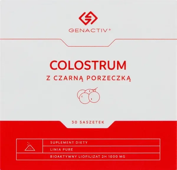 Genactiv Колострум с черной смородиной - 30 пакетиков