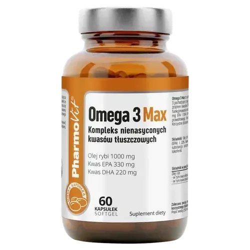 Диетическая добавка Pharmovit Omega 3 Max, 60 капсул