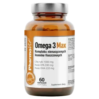 Диетическая добавка Pharmovit Omega 3 Max, 60 капсул