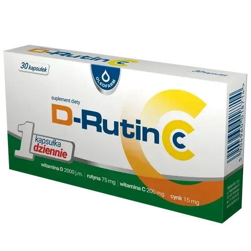 Oleofarm D-Rutin CC диетическая добавка, 30 капсул