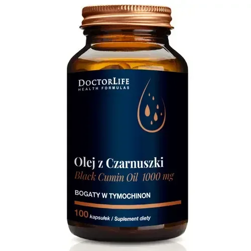 Диетическая добавка Doctor Life Cumin Oil 1000 мг, 100 мягких капсул