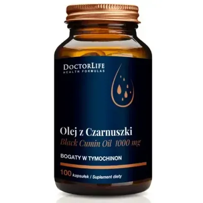Диетическая добавка Doctor Life Cumin Oil 1000 мг, 100 мягких капсул