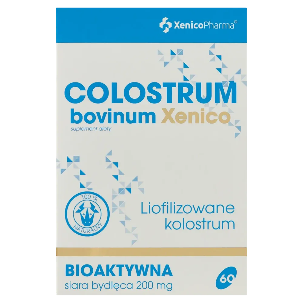 Диетическая добавка Colostrum bovinum Xenico, 60 капсул