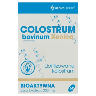 Диетическая добавка Colostrum bovinum Xenico, 60 капсул