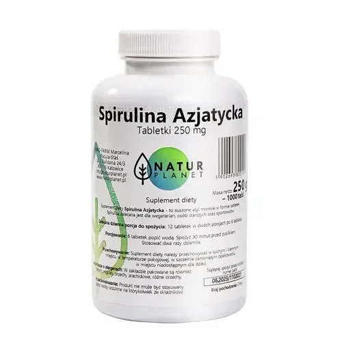 Natur Planet Азиатская спирулина таблетки - 1000 таблеток