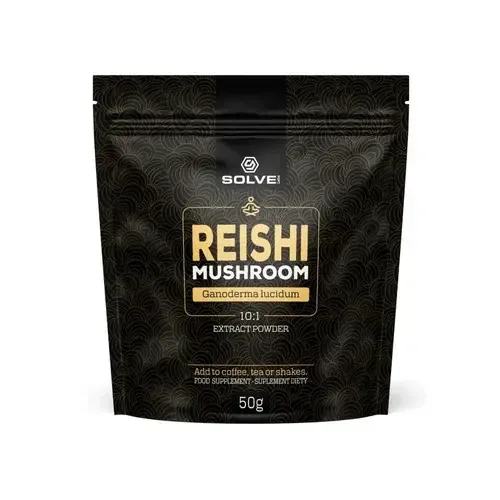 Solve Labs Reishi Mushrom Powder 10:1 - желтая златоглазка, 50 г
