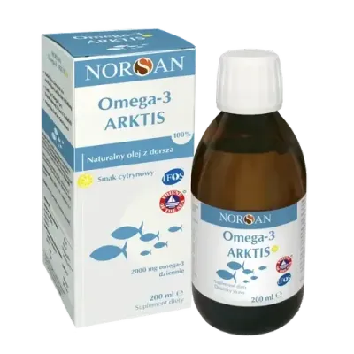 Norsan Omega-3 Artkis натуральное масло из арктической трески, 200 мл