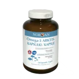 Norsan Omega-3 Artkis - капсулы с натуральным маслом арктической трески и экстрактом розмарина, 120 капсул — фото 1