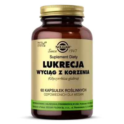 Solgar Экстракт корня лакрицы, 60 капсул