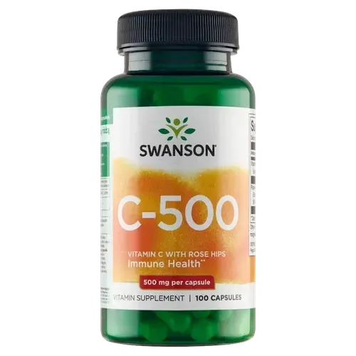 Swanson Витамин C 500 мг - 100 капсул