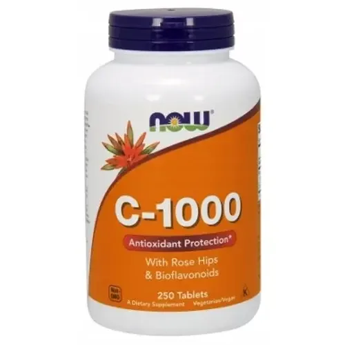 Now Foods Витамин C 1000 мг + биофлавоноиды - 250 таблеток