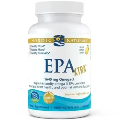 Nordic Naturals EPA Xtra - 60 капсул со вкусом лимона
