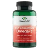 Swanson Omega-3 High Concentrate - 120 капсул — фото 1