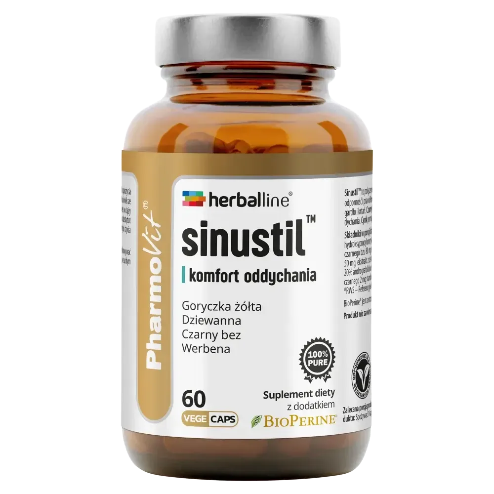 Pharmovit Herbaline Sinustil™ respiratory comfort - 60 капсул