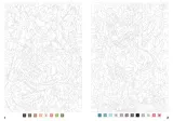Hachette раскраска по номерам Coloriages mystères - Chats et félins(предзаказ, дата выпуска 04.06.2025) — фото 2