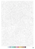 Hachette раскраска по номерам Coloriages mystères - Mythes du monde(предзаказ, дата выпуска 07.05.2025) — фото 3