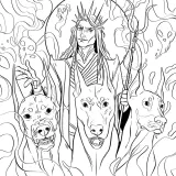 Hachette раскраска по номерам Mythologies(предзаказ, дата выпуска 16.04.2025) — фото 2