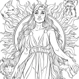 Hachette раскраска по номерам Mythologies(предзаказ, дата выпуска 16.04.2025) — фото 4