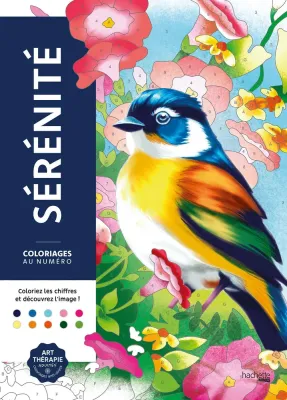 Hachette раскраска по номерам Coloriages au numéro - Sérénité(предзаказ, дата выпуска 12.02.2025)