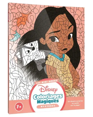 Hachette  раскраска по номерам  DISNEY - Coloriages Magiques - Mystères (7+) - Bébés héros