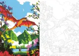 Hachette раскраска по номерам Le monde de Chroma - Livre de coloriage — фото 4