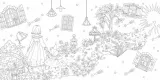 Hachette раскраска по номерам Voyage au pays des rêves - Livre de coloriage — фото 3