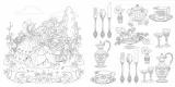 Hachette раскраска по номерам Voyage au pays des rêves - Livre de coloriage — фото 4