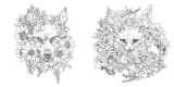 Hachette раскраска по номерам Les créatures de Ken Matsuda - Livre de coloriage — фото 6