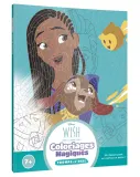 Hachette раскраска по номерам WISH, ASHA ET LA BONNE ÉTOILE - Coloriages Magiques - Trompe l'oeil (7+) - Disney — фото 1