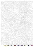 Hachette раскраска по номерам Coloriages mystères - Contes de fées — фото 4