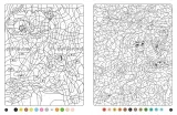 Hachette раскраска по номерам DISNEY - Coloriages Magiques - Mystères (7+) - La forêt — фото 2