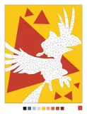 Hachette раскраска по номерам DISNEY - Mes stickers magiques - Mystères (7+) - Oiseaux — фото 2