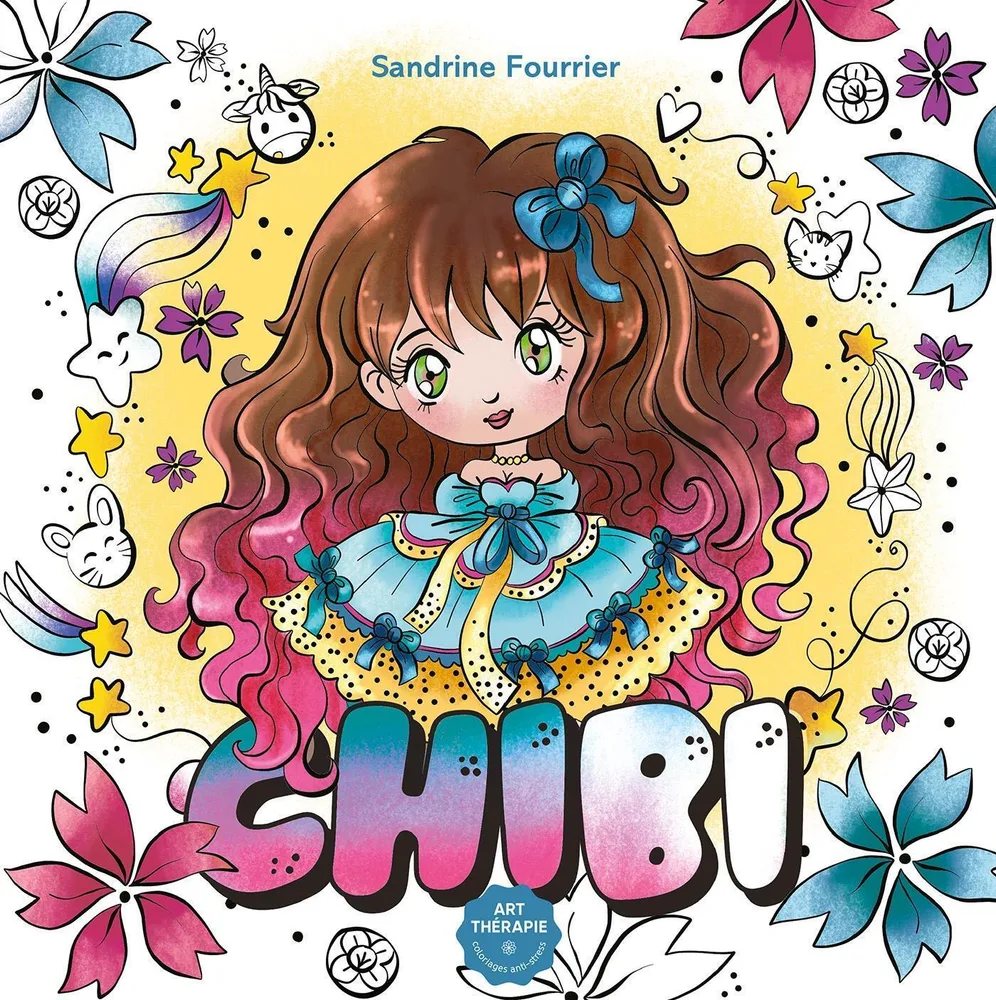 Hachette раскраска по номерам Chibi