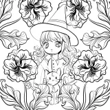 Hachette раскраска по номерам Chibi — фото 7