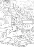 Hachette раскраска по номерам DISNEY TEENS - Atelier de coloriages - Scènes d'hiver — фото 3