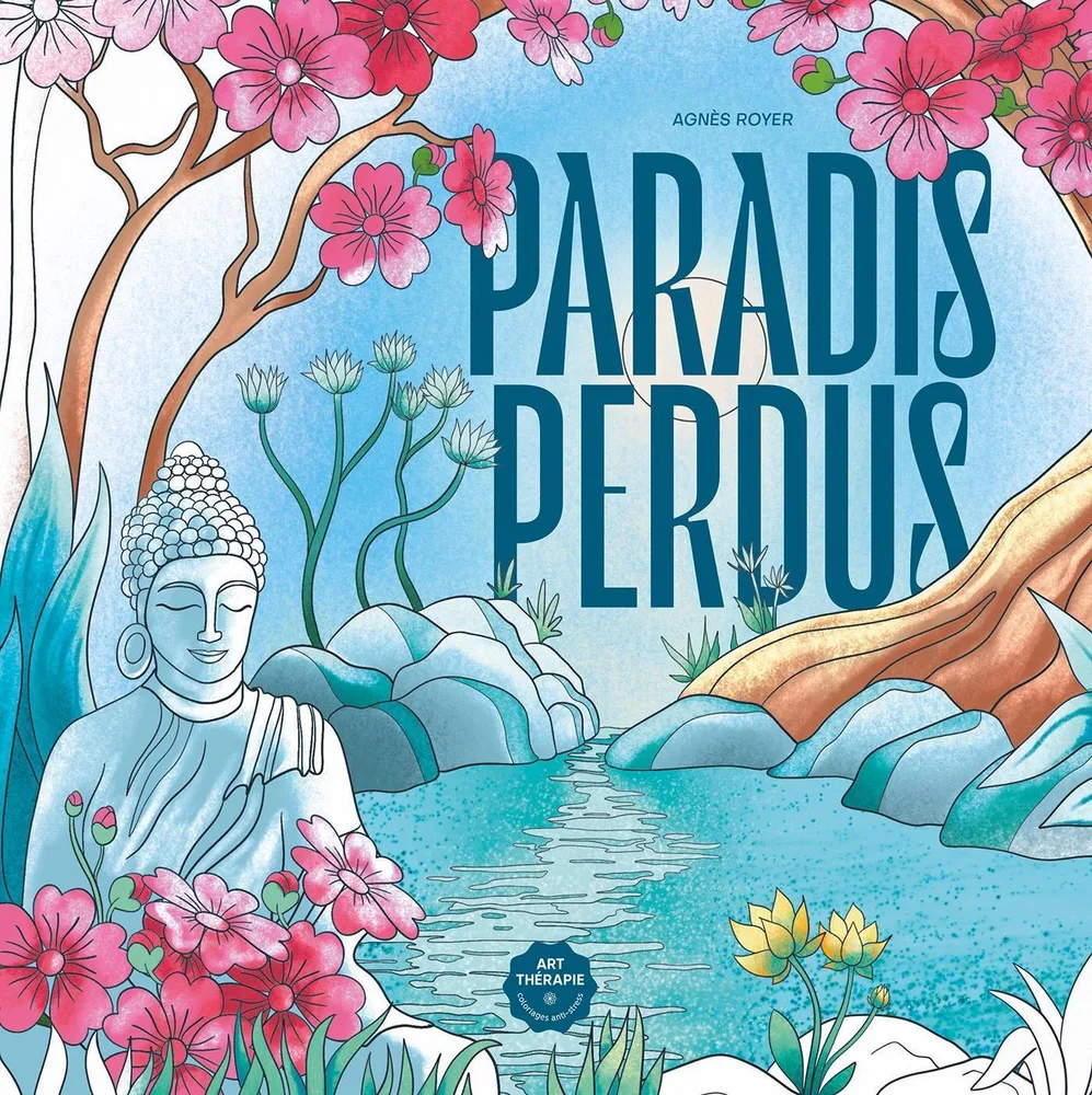 Hachette раскраска по номерам Paradis perdus
