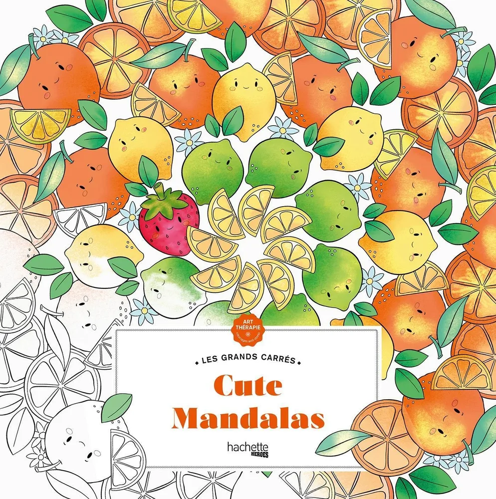 Hachette раскраска по номерам Cute mandalas