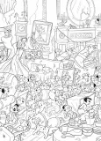 Hachette раскраска по номерам DISNEY TEENS - Atelier de coloriages - 1001 Détails — фото 4