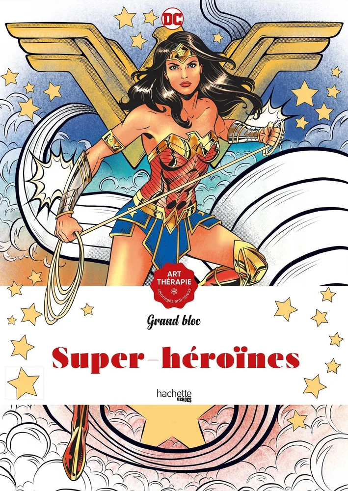 Hachette раскраска по номерам Super-Héroïnes DC Comics