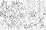 Hachette раскраска по номерам Minecraft - Le livre de coloriage officiel — фото 5