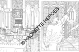 Hachette раскраска по номерам Poudlard - Le livre de coloriage officiel — фото 4