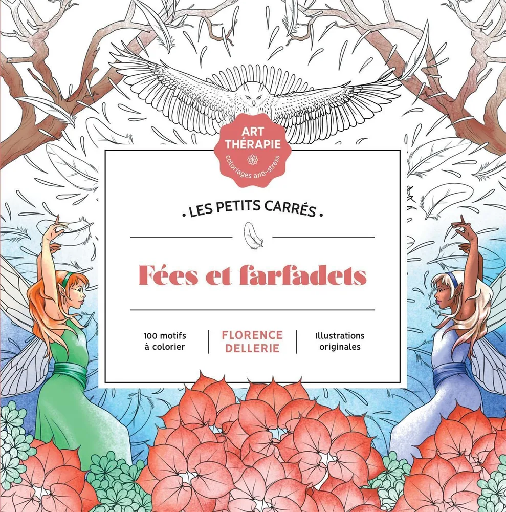 Hachette раскраска по номерам Fées et farfadets
