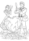 Hachette раскраска по номерам DISNEY TEENS - Atelier de coloriages - Histoires d'amour — фото 3
