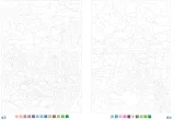 Hachette раскраска по номерам Coloriages mystères - Tour du monde — фото 3